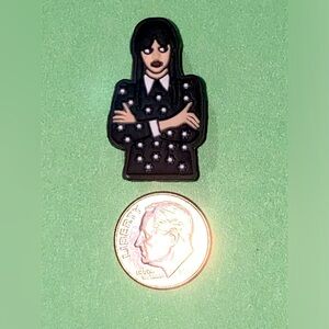 (10 for $15) Series Wednesday Addams TV Show Crocs Shoe Charms